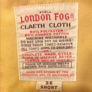 Vintage London Fog lined Top Coat